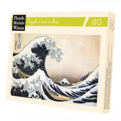 Puzzle D'Art Michèle Wilson - La Vague - Hokusai - 80 Pièces