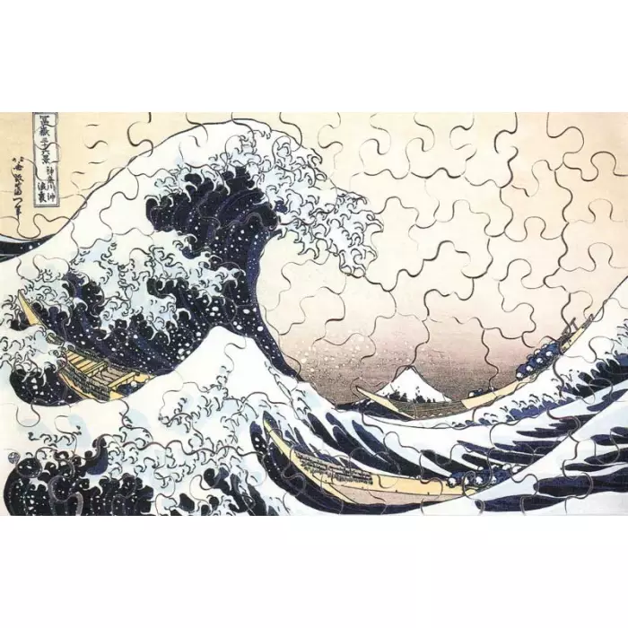 Puzzle D'Art Michèle Wilson - La Vague - Hokusai - 80 Pièces