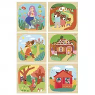 Cubes En Bois Les Contes - VILAC