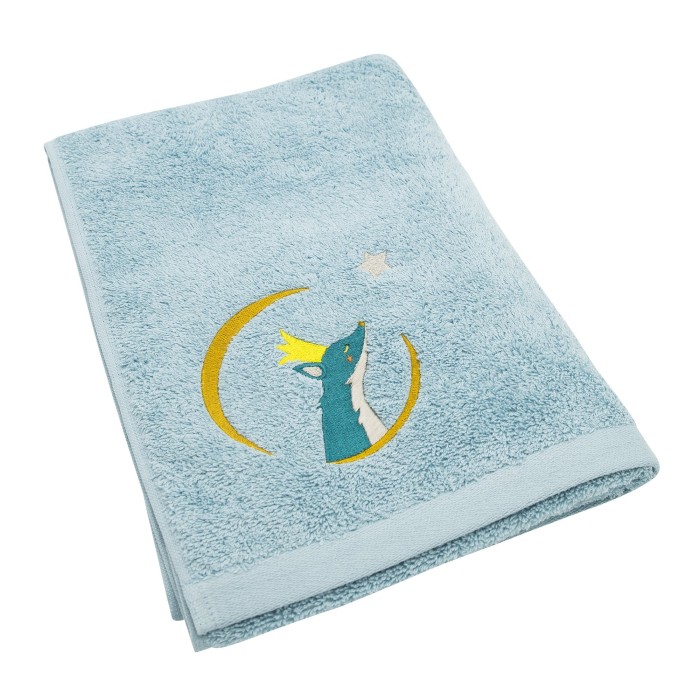 Serviette Renard Bleu - 50X100 - Personnalisable