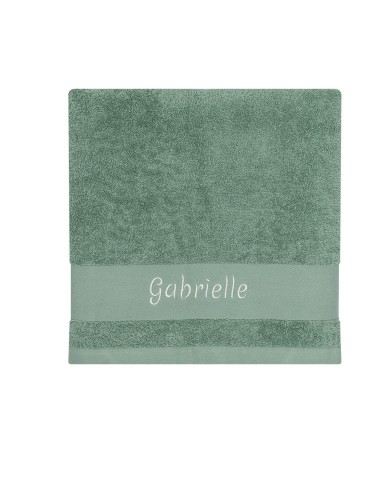 Serviette Pingouin Vert - 50X100 - Personnalisable