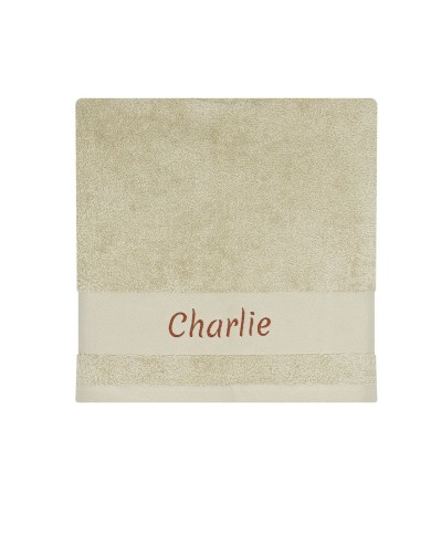 Serviette Daim Lin - 50X100 - Personnalisable