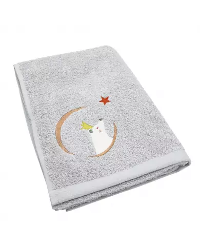 Serviette Ours Gris - 50X100