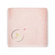 Serviette Lapin Rose - 70X140 - Personnalisable