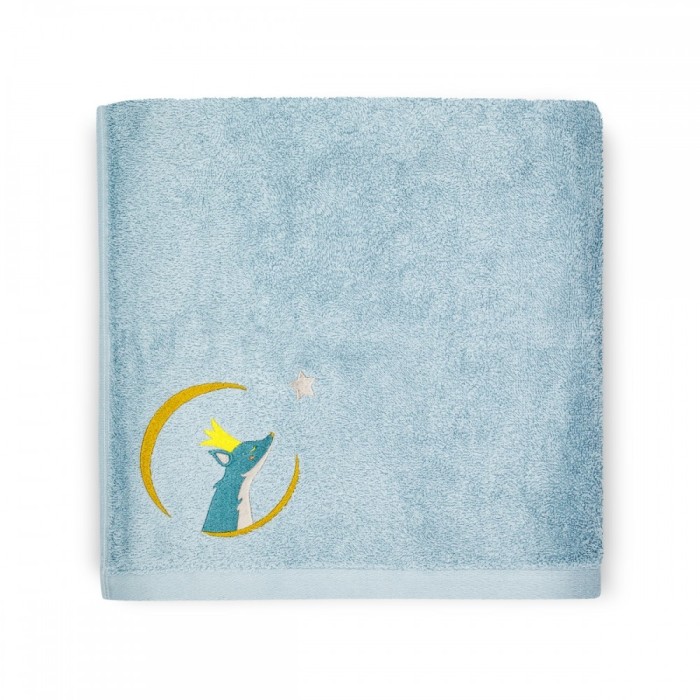 Serviette Renard Bleu - 70X140 - Personnalisable