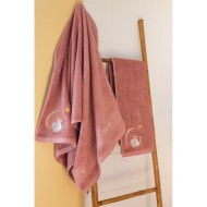 Serviette Écureuil Marsala - 70X140 - Personnalisable