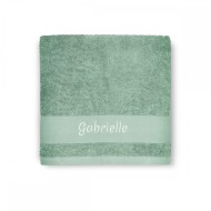 Serviette Pingouin Vert - 70X140 - Personnalisable