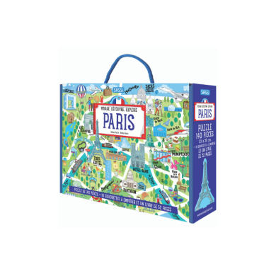 Paris - Voyage, Découvre, Explore - Livre - Puzzle 140 Pièces
