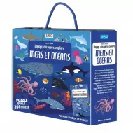 Mers et Océans - Voyage, Découvre, Explore - Livre - Puzzle 205 Pièces