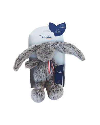 Doudou MAILOU - Lapin Alexandre Gris - 30 cm