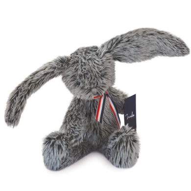 Doudou MAILOU - Lapin Alexandre Gris - 30 cm