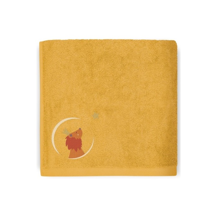 Serviette Lion Safran - 70X140 - Personnalisable