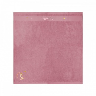 Serviette Cygne Vieux Rose - 100X100 - Personnalisable