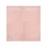 Serviette Lapin Rose - 100X100 - Personnalisable