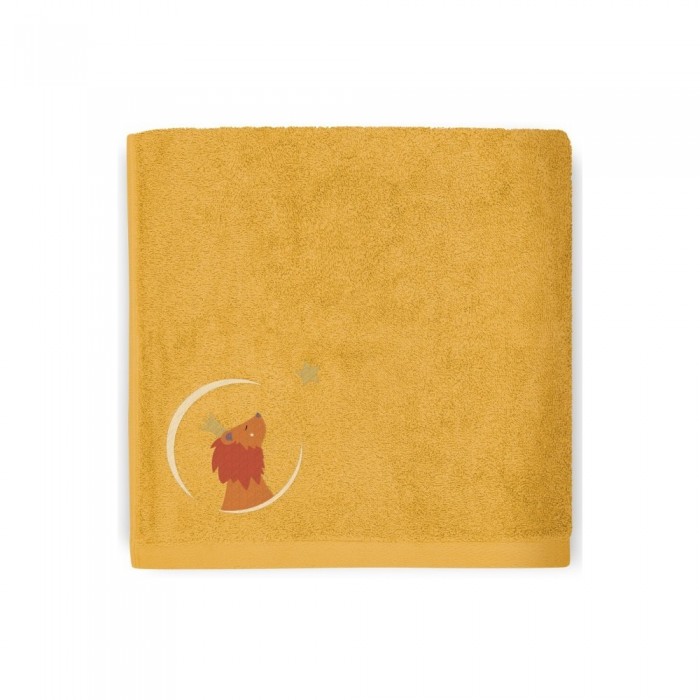 Serviette Lion Safran - 100X100 - Personnalisable