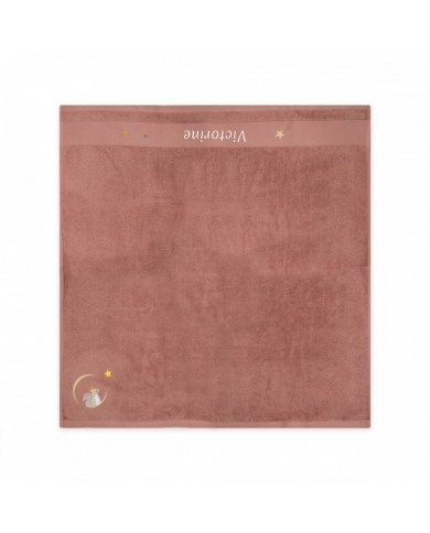 Serviette Écureuil Marsala - 100X100 - Personnalisable