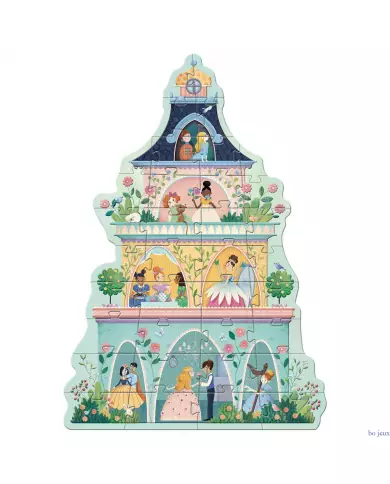 Puzzle Géant - La Tour Des Princesses - 36 Pièces