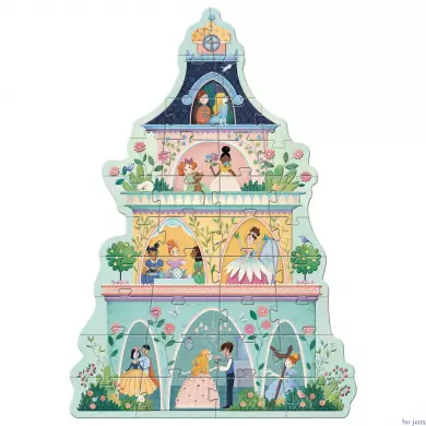 Puzzle Géant - La Tour Des Princesses - 36 Pièces