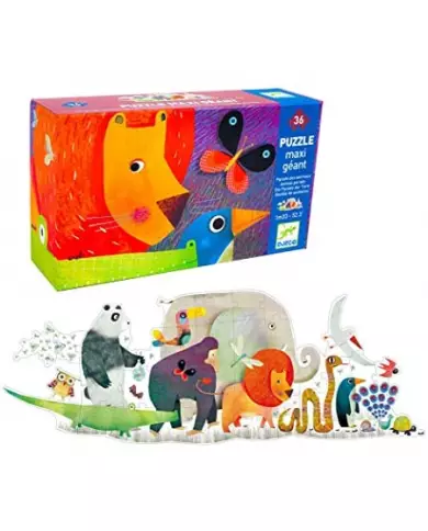 Puzzle Géant - La Parade Des Animaux - 36 Pièces