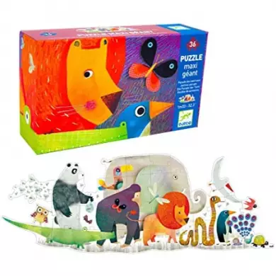 Puzzle Géant - La Parade Des Animaux - 36 Pièces