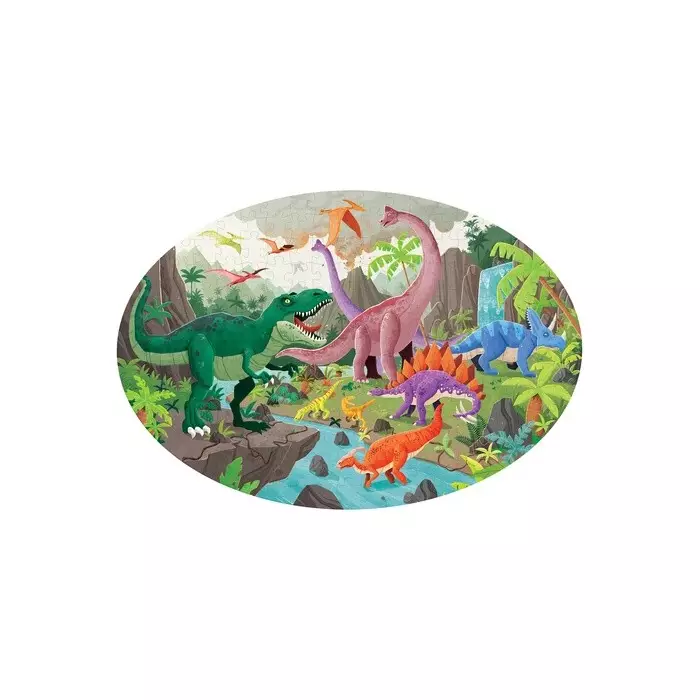 Les Dinosaures - Voyage, Découvre, Explore - Livre - Puzzle 205 Pièces