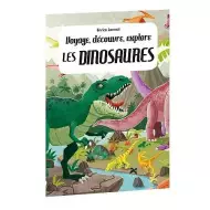 Les Dinosaures - Voyage, Découvre, Explore - Livre - Puzzle 205 Pièces