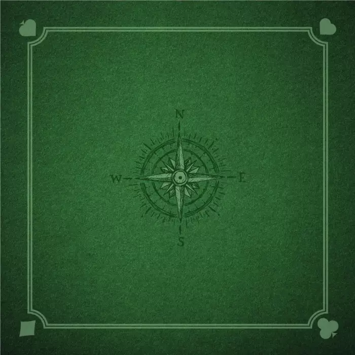 Tapis De Cartes IMMERSION - Vert 60X60 cm