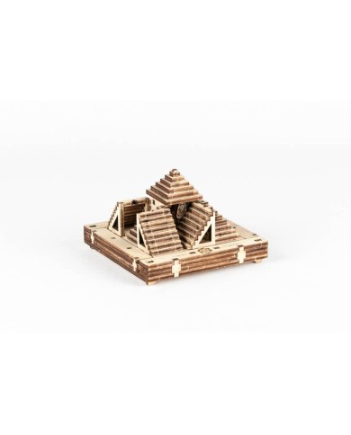 Jeux De Taquin 3d En Bois "PYRAMIDO" - NKD Puzzles