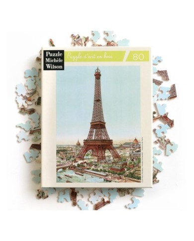 Puzzle D'Art Michèle Wilson - La Tour Eiffel - 80 Pièces