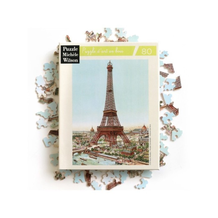 Puzzle D'Art Michèle Wilson - La Tour Eiffel - 80 Pièces