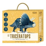 Le Tricératops - Maquette 3D Et Livre