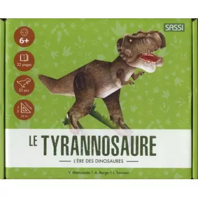 Le Tyrannosaure - Maquette 3D Et Livre