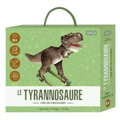 Le Tyrannosaure - Maquette 3D Et Livre