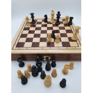 Coffret Dames & Echecs - 28 Cm