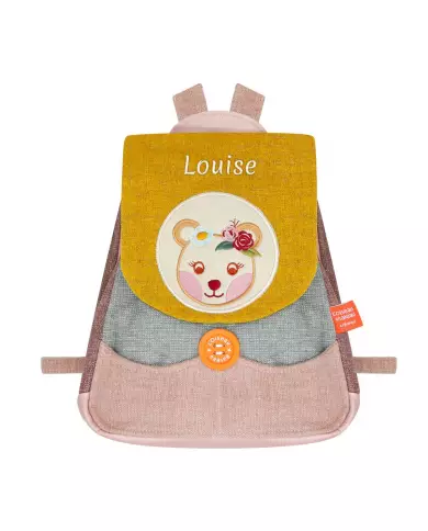 Sac À Dos Brodé - Madame Ours