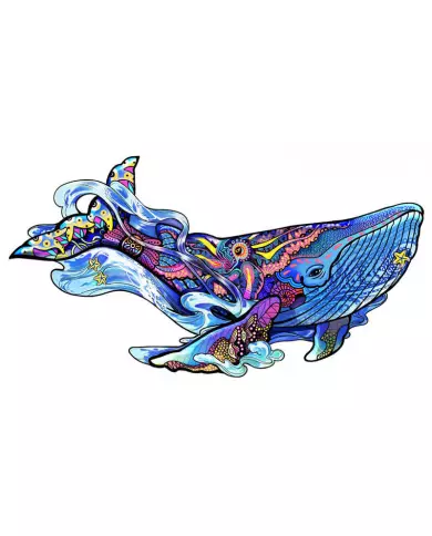 Puzzles Rainbowooden - La Baleine - 101 Pièces