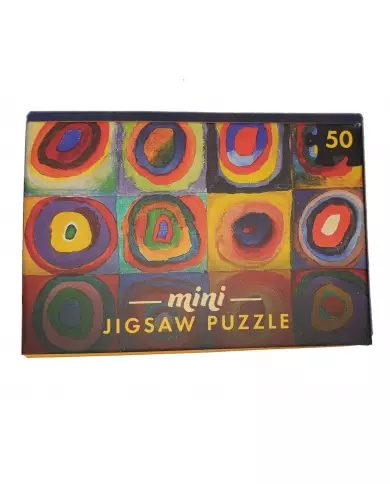 Mini Puzzle Boîte D'Allumettes Michèle Wilson - Étude De La Couleur Des Carrés - 50 Pièces