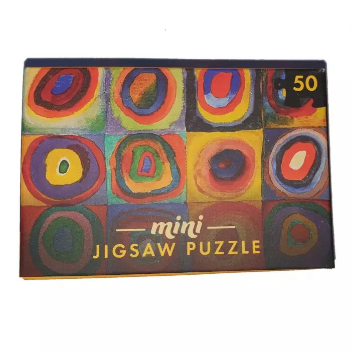 Mini Puzzle Boîte D'Allumettes Michèle Wilson - Étude De La Couleur Des Carrés - 50 Pièces