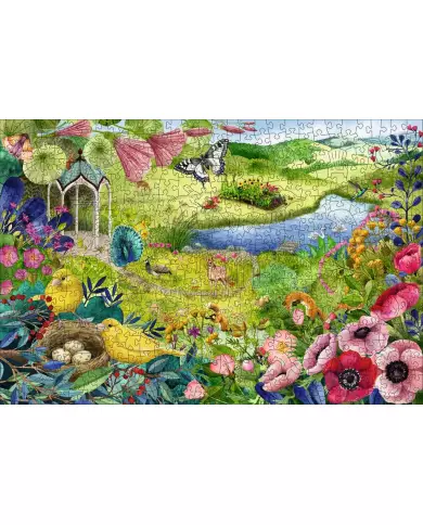 Puzzle En Bois Ravensburger - Jardin De La Nature - 500 Pièces