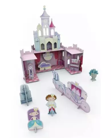 Le Château Des Princesses 3D - Maquette Et Livre