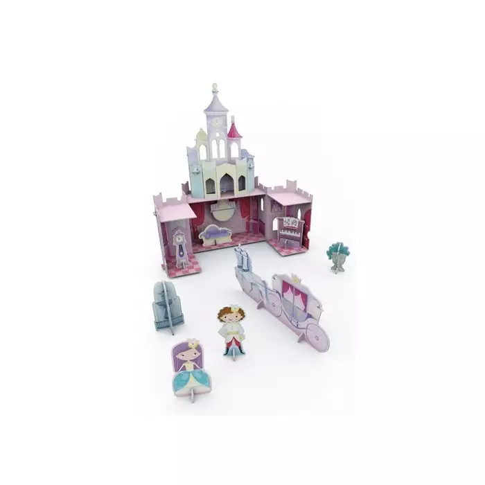 Le Château Des Princesses 3D - Maquette Et Livre