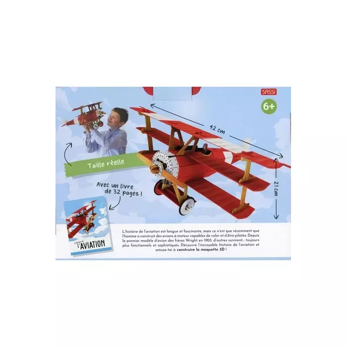 L'Avion 3D - Maquette Et Livre