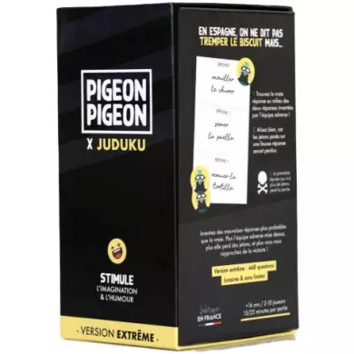 Pigeon Pigeon Noir x Juduku : Version Extrême