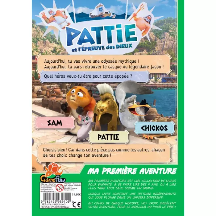 Ma Première Aventure : Pattie Et L’Épreuve Des Dieux