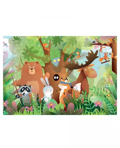 Puzzle Calypto - Animaux Sauvages - 2 x 24 Pièces