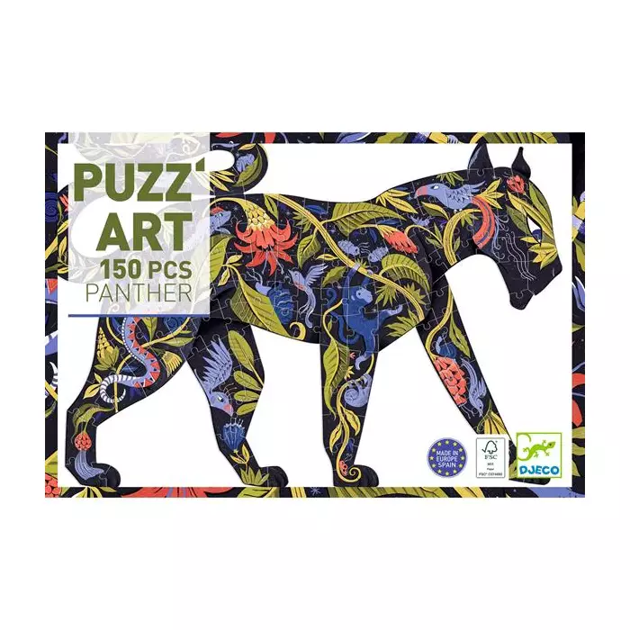 Puzzle D'Art DJECO - Panther / Panthère - 150 Pièces