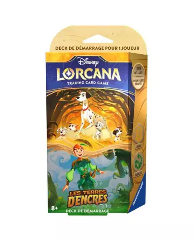 Lorcana S03 - Decks de Démarrage - Les Terres D'Encres - Pongo & Peter Pan