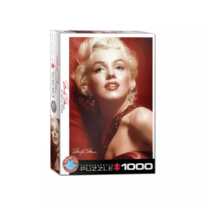 Puzzle Eurographics - Marilyn Monroe Portrait Rouge - 1000 Pièces