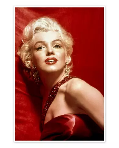 Puzzle Eurographics - Marilyn Monroe Portrait Rouge - 1000 Pièces