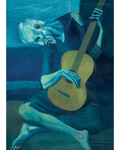 Puzzle Eurographics - Le Vieux Guitariste - Pablo Picasso - 1000 Pièces